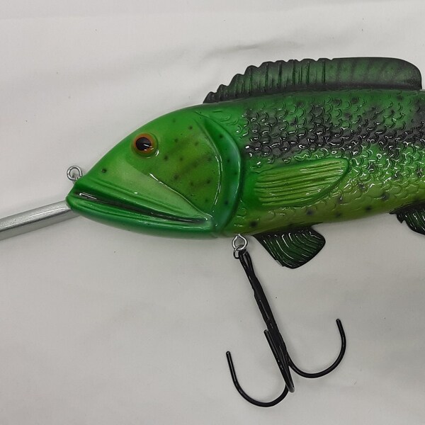 Giant Fishing Lure Decor Etsy