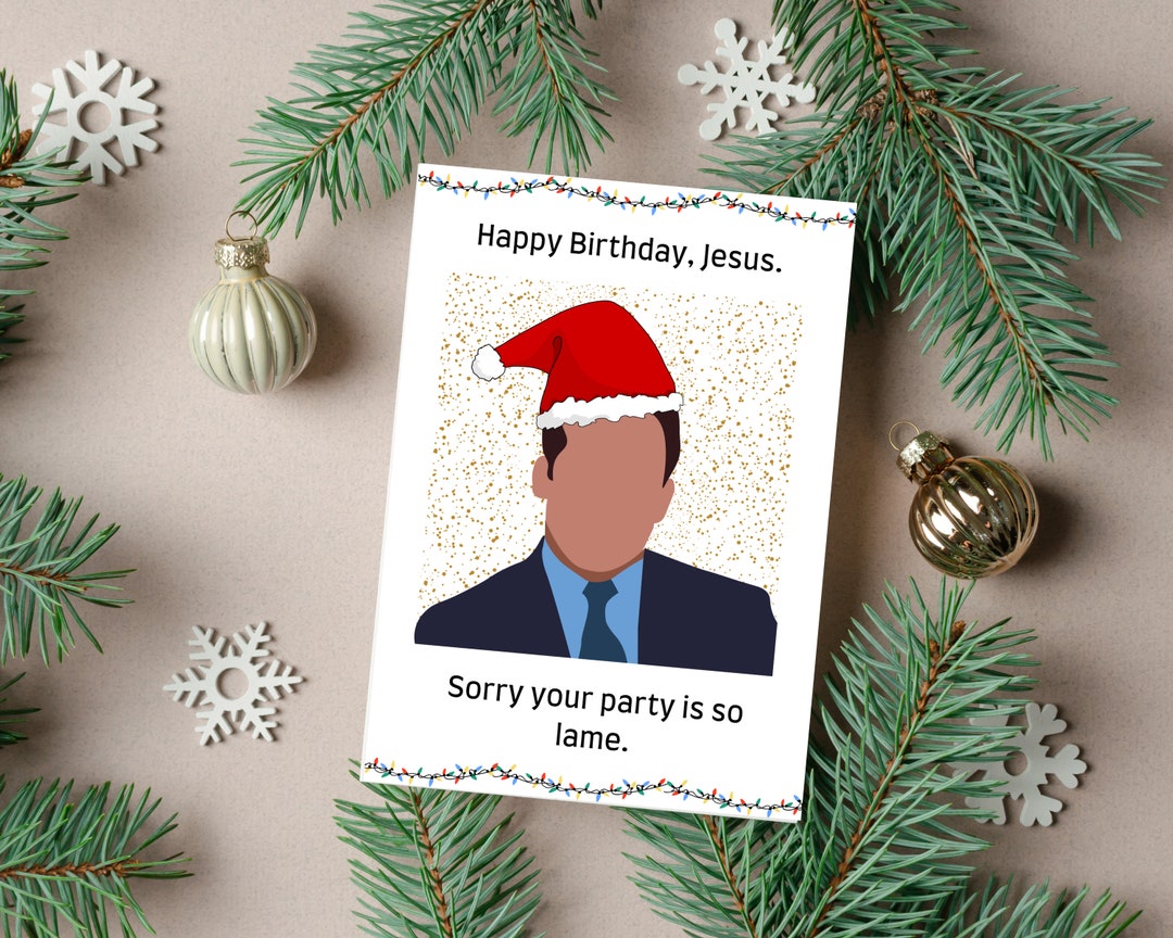 the-office-christmas-card-printable-christmas-card-instant-etsy