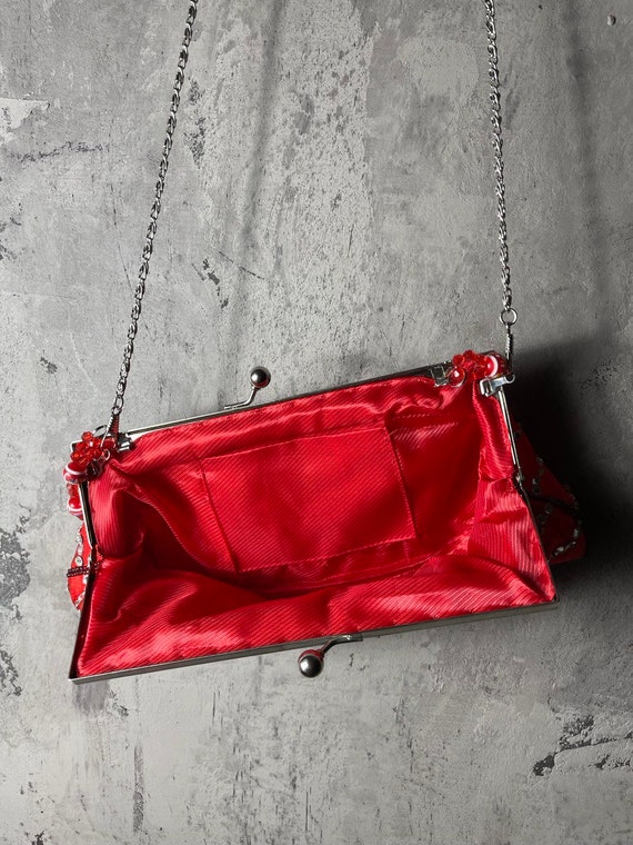 Bag with vintage and shiny beads // Bag with vint… - image 3