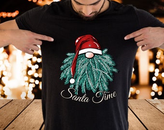 Wichtel Gnom Weihnachten T-Shirt, Weihnachten Gnome T-Shirt, lustige Gnome T-Shirt, Feiertage Hemden, Santa Shirt, Feiertag Weihnachten Gnome Shirt Gnom Tee