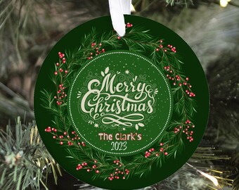 Personalisierte Urlaub Frohe Weihnachten Andenken.Personalize First Christmas Keepsake - Christmas Tree Decor,Merry Christmas Ornament