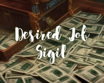 Gewenste baan Sigil - DIY Sigil Magick, carrièrespreuk