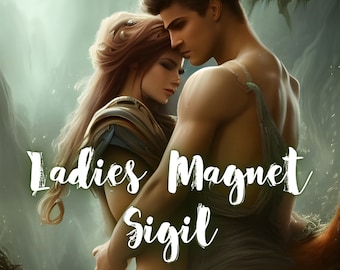 Ladies Magnet Sigil - DIY Sigil Magick, Love Spell