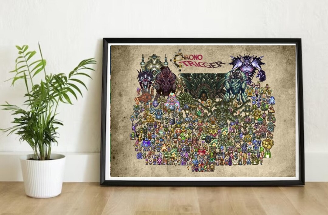 Chrono Trigger Poster Chrono Trigger Characters Multiple - Etsy