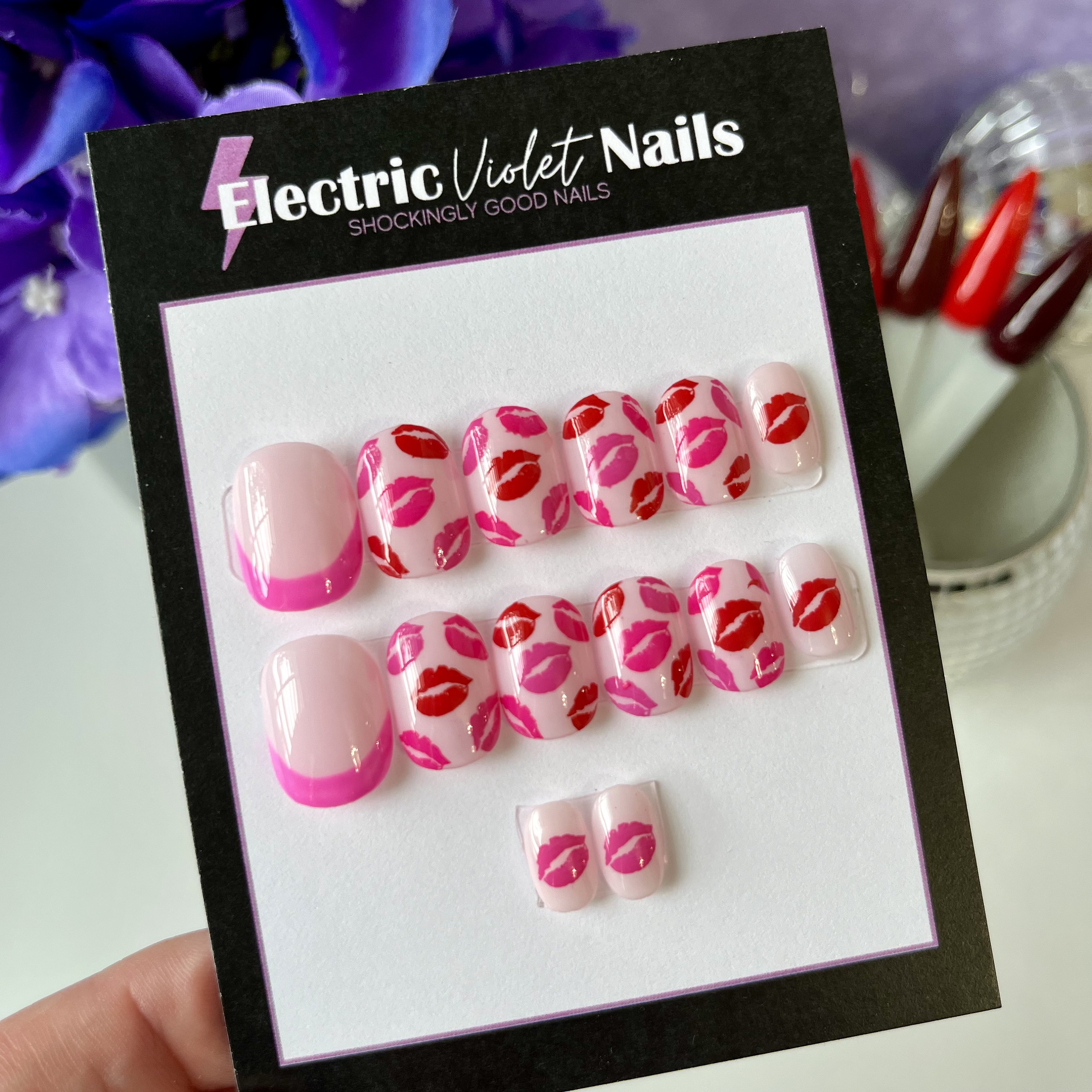 FLOWERZ Child-press on Nails-flowers Nail Art-french Nails-luxury Nails-fake  Nails-gel X Nails-long Short Nails-almond Coffin Nails, Spring 