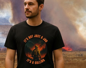 T-Shirt für Waldbrandbekämpfer: Vintage-T-Shirt für die Bergwaldbrand-Crew