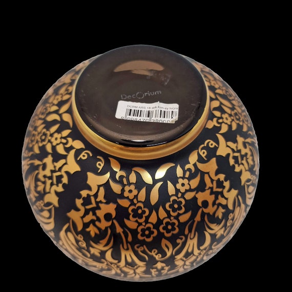ヴィンテージ Decorium 18K ゴールド トルコガラス キャンディ容器（箱