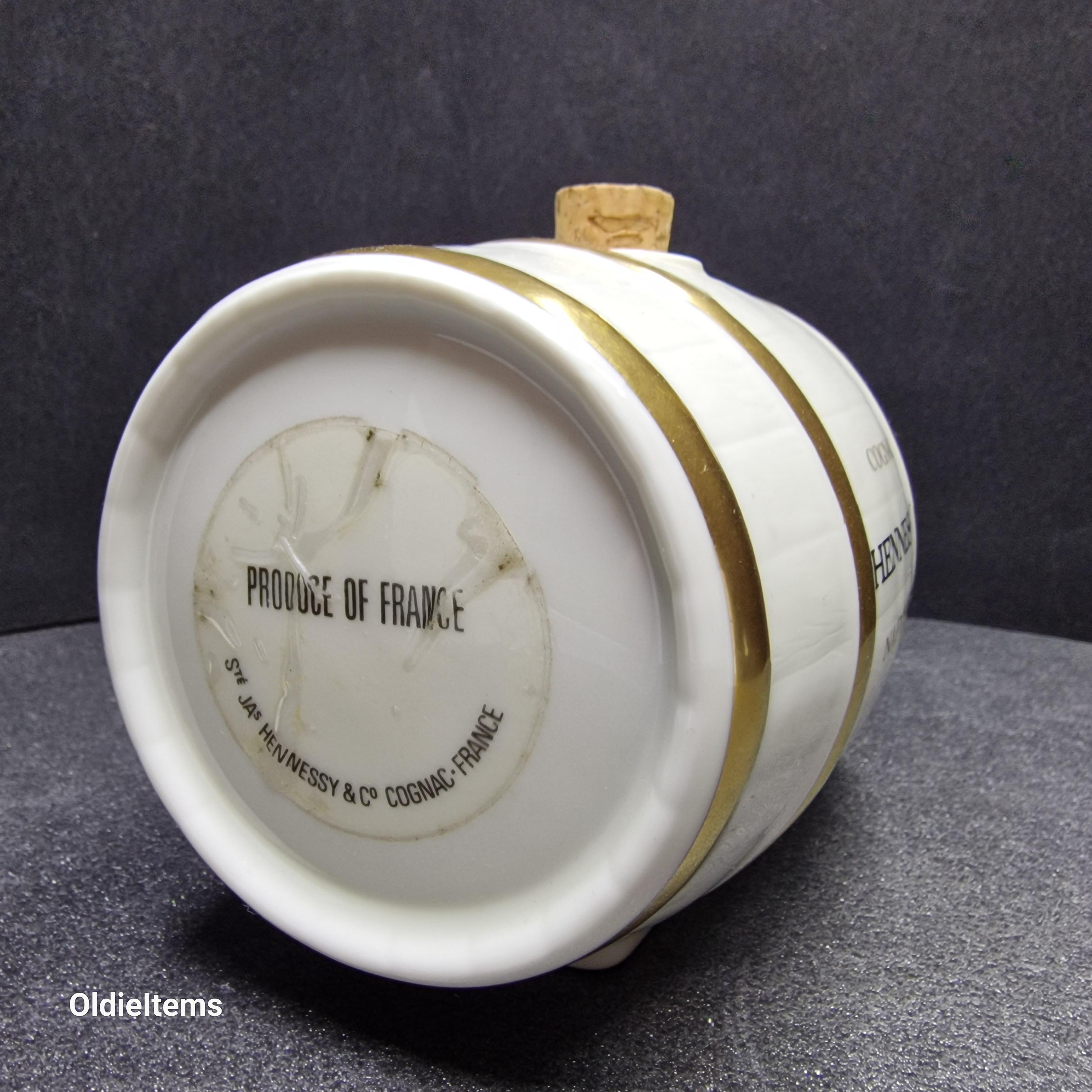 Hennessy Napoléon ポーセリンバレル　樽型 Vintage Bernardaud Limoges Hennessy Napoleon Cognac Barrel - Etsy