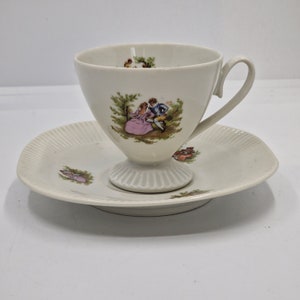Polish Chodziez Porcelain Coffee cup and Saucer, replacement Item, Vintage Item