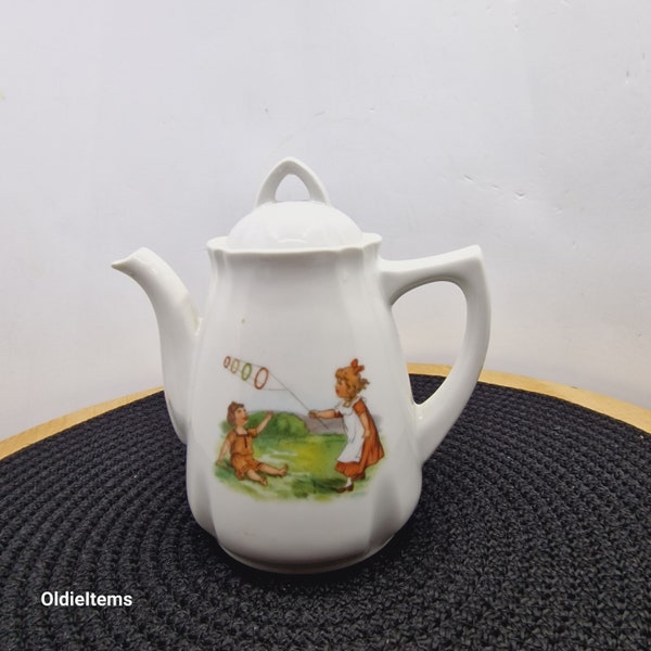 13 oz theepot met kindermotieven, vervangend item, verzamelobject