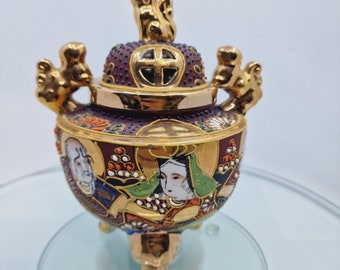 薩摩焼の大型磁器製香炉（刻印入り） - Etsy 日本