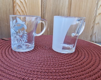 Vintage Philips Senseo-koffieglazen: bloemen Douwe Egberts Collectible