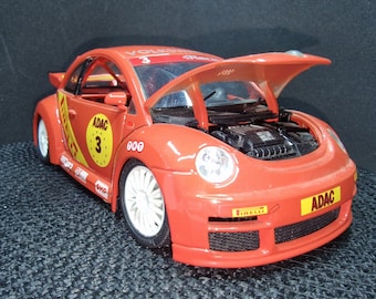 Burago Volkswagen New Beetle Cup Diecast Model Car (1/18 Scale) - Etsy