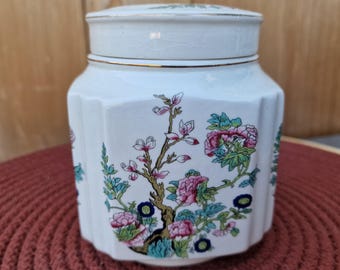 Vintage Sadler England Glas: Indisches Baummuster Keramikdekor