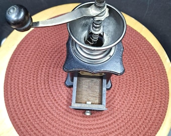 ヴィンテージ ELMA レッド 鋳鉄製 手回しコーヒーグラインダー - Etsy 日本