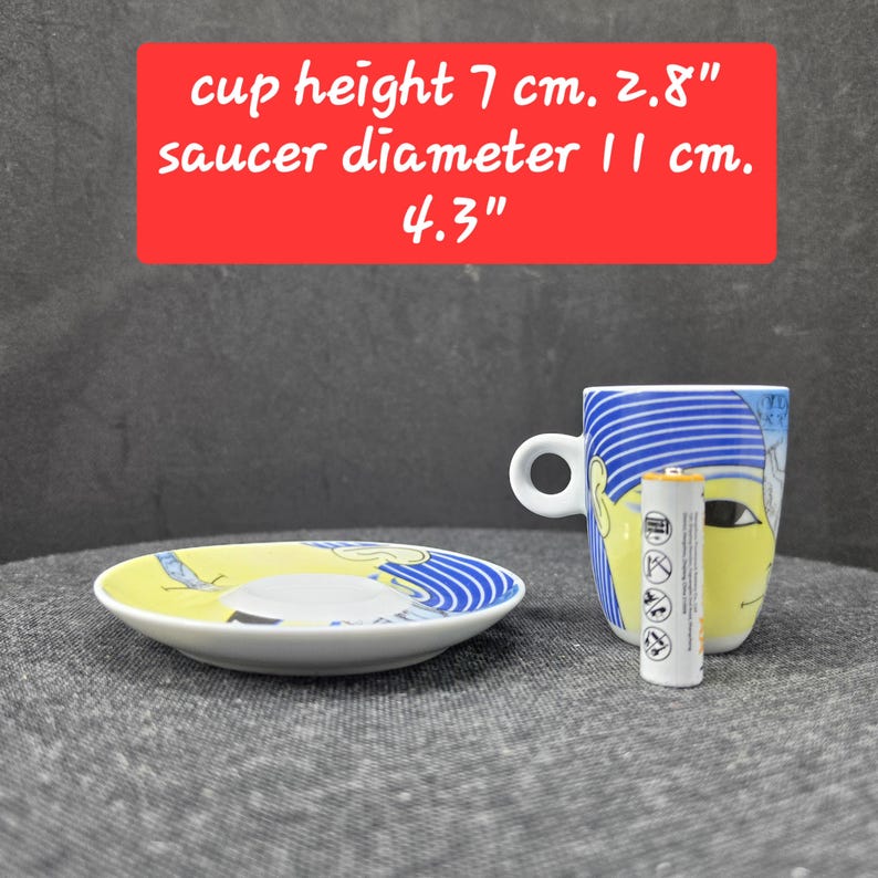 Set of 6 Espresso 3 Oz Cups & Saucers – Used - Etsy