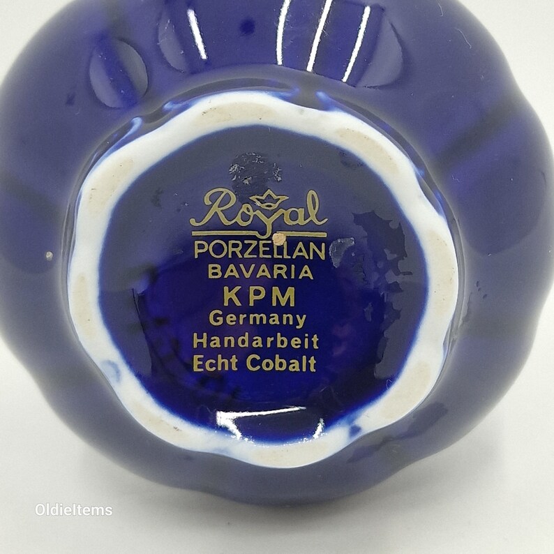 Was Bedeutet Royal Porzellan Bavaria Kpm Royal PORZELLAN BAVARIA KPM Germany Handarbeit, Handmade Echt Cobalt