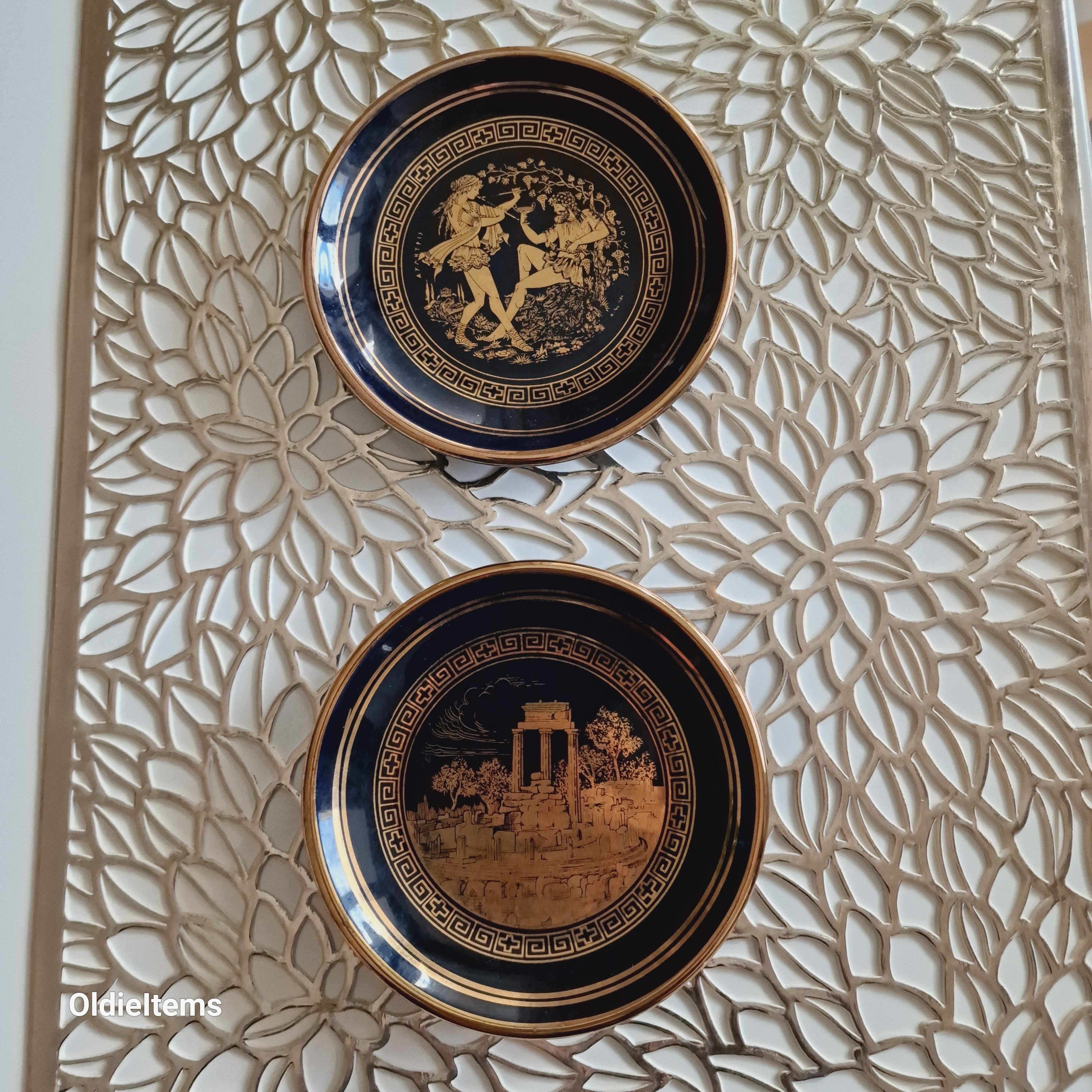 Greece 24k gold plate - Etsy 日本