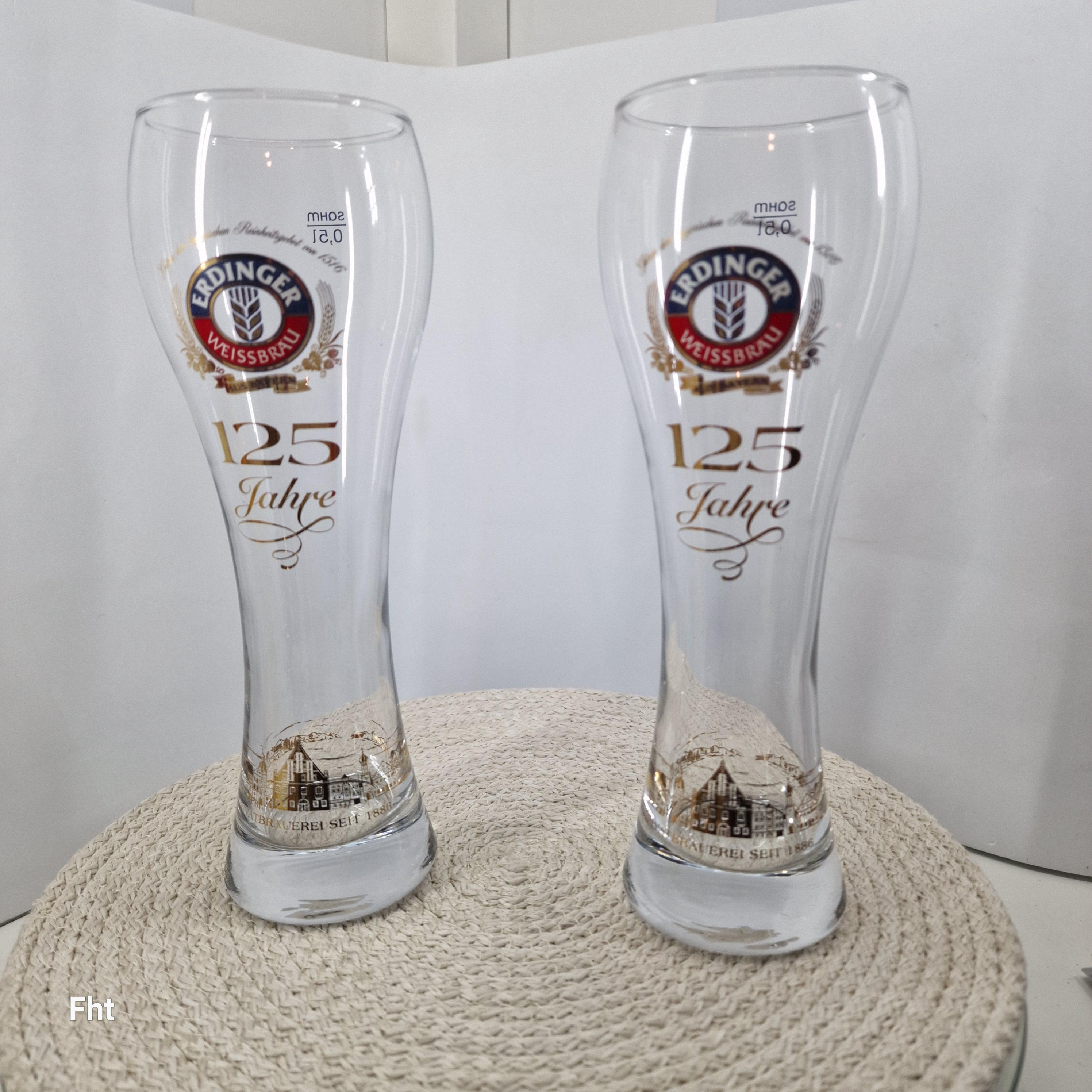 ERDINGER (BRAVARIA) GERMAN PINT BEER GLASS