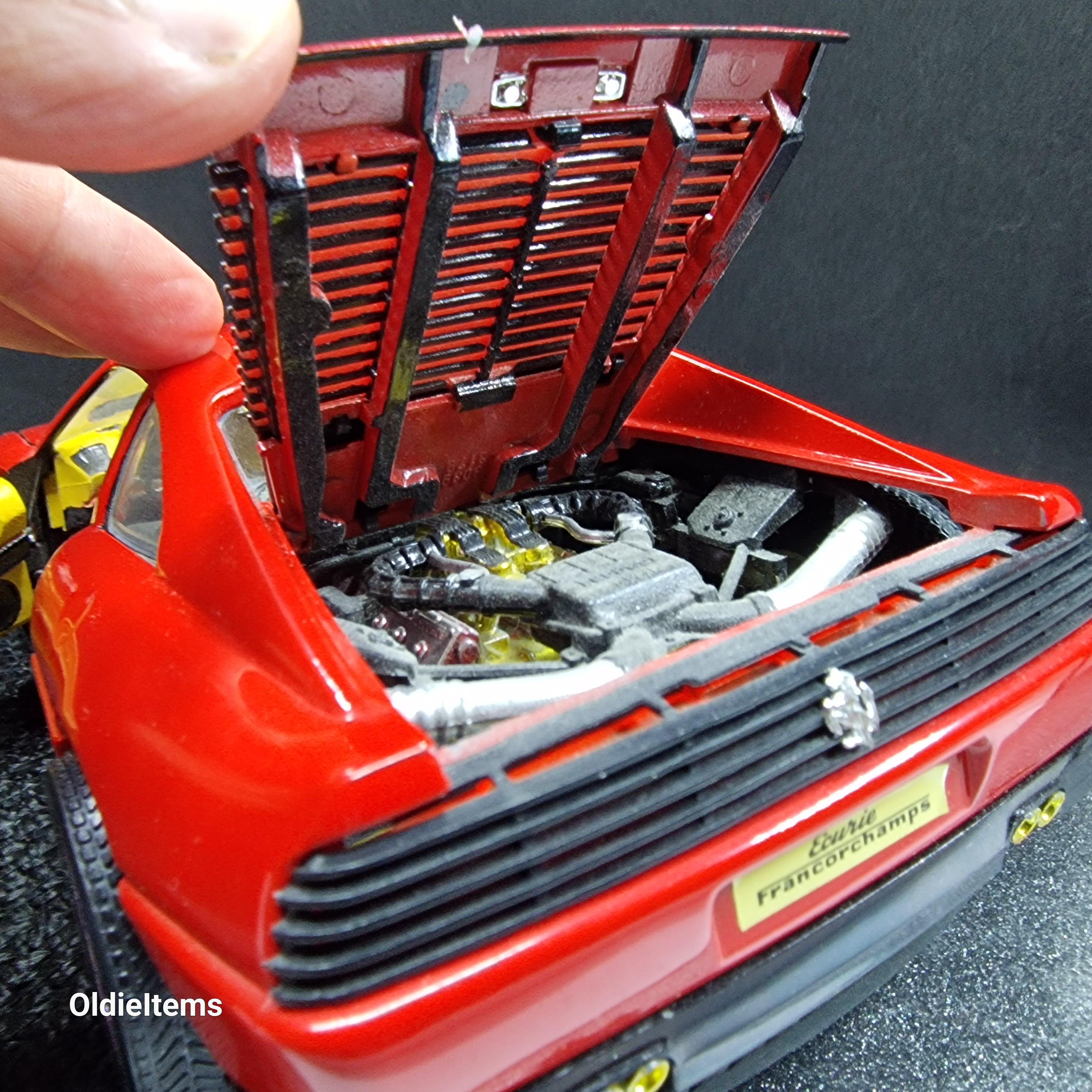 Burago Ferrari 348 TB (1989) Diecast Model Car (1/18 Scale) - Etsy