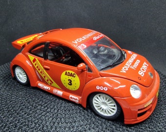 Burago Volkswagen New Beetle Cup Diecast Model Car (1/18 Scale) - Etsy