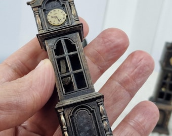 Sacapuntas vintage en miniatura para reloj de pie – Relojes de caja larga de bronce fundido a presión
