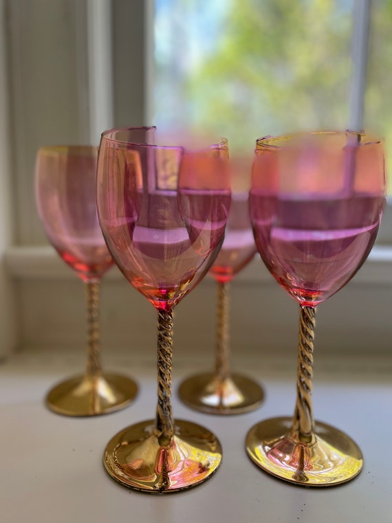 Wine Glasses with Stems (Set of 4)