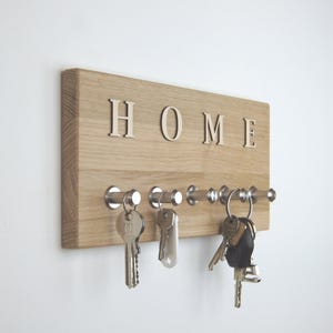Schlüsselbrett M Schlüsselbrett Holz Schlüsselbrett Eiche Schlüsselhalter Schlüsselboard Schlüsselablage Home Schlüsselkasten Holz