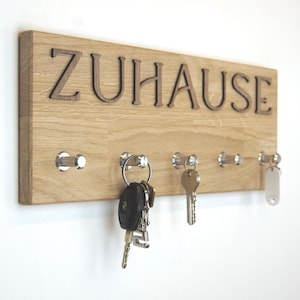 Key board L oak key board wooden hook rail key board with shelf key board wall board keyboard key holder key holder