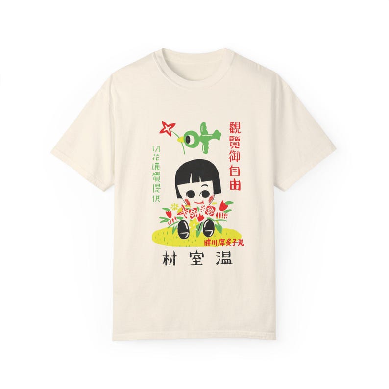 Vintage Japanese Manga Girl Tshirt, Anime Graphic Tee, Retro Japanese