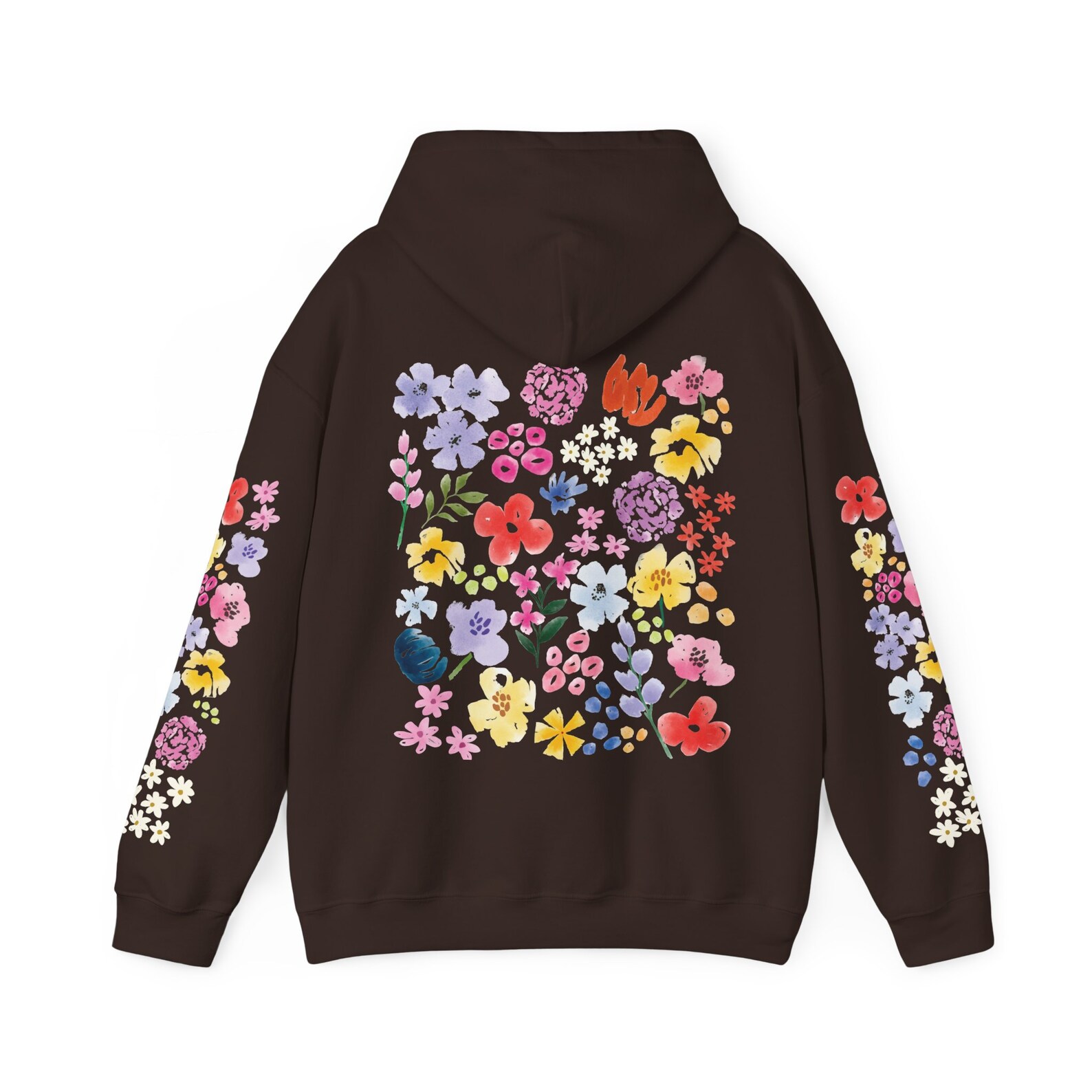 Floral Jaquard Hoodie Top