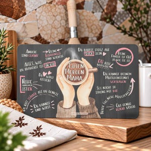 Tabla de desayuno “Buenos días mamá” – Regalo para mamá