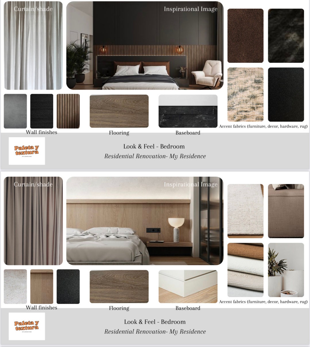 Mood Board Template for Interior Design - Etsy