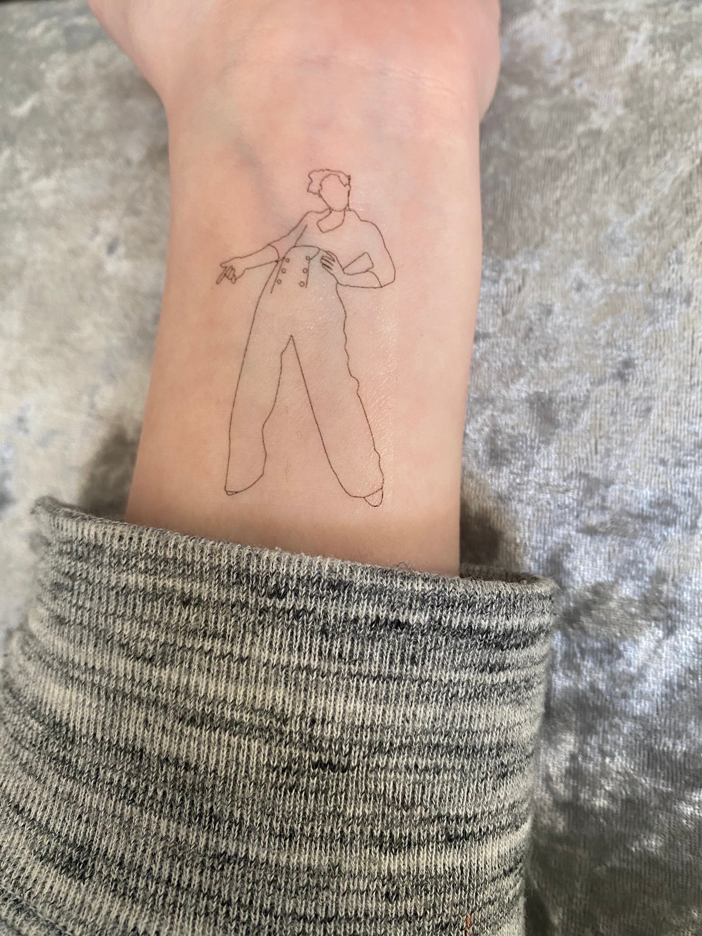 The Harry Styles Temporary Tattoo Etsy UK