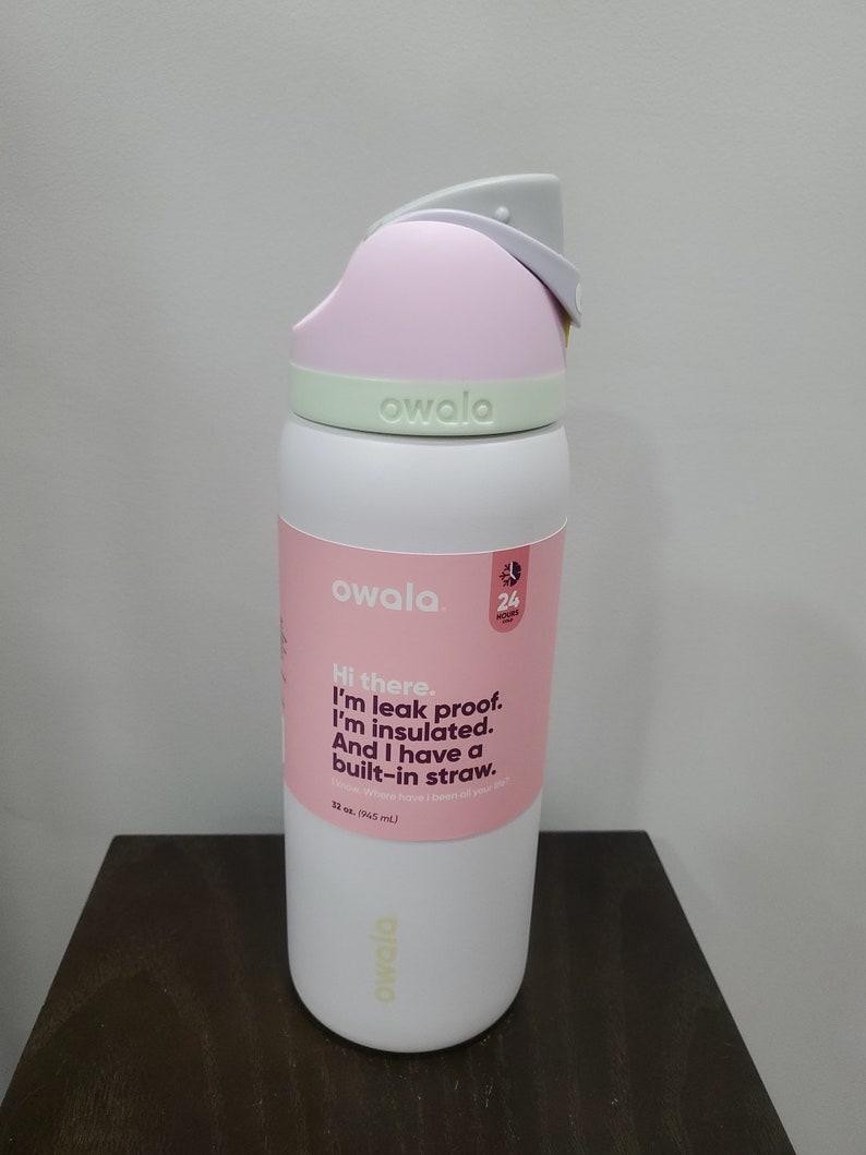 Owala Freesip Stainless Steel Water Bottle / 32oz / Color Candy Coated Etsy