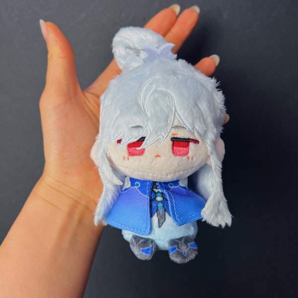 Honkai Star rail Jingliu plushie keychain, Cute handmade star rail Jingliu doll, Jingliu plushie, Honkai star rail doll, Jingliu