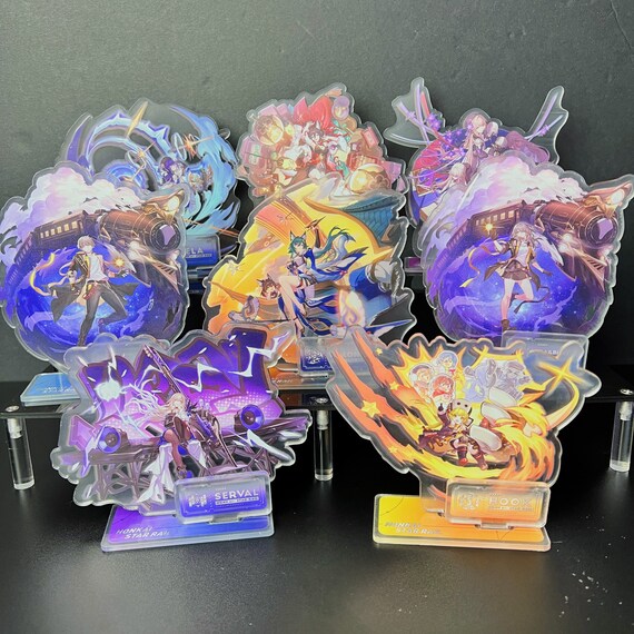  Honkai: Star Rail Characters Acrylic Stand Figure,Colorful and  Exquisite Character Design for Game Fans' Collection (Arlan) : Toys & Games