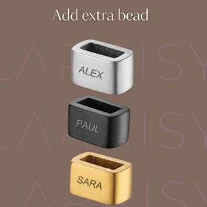 Add extra bead to your bracelet