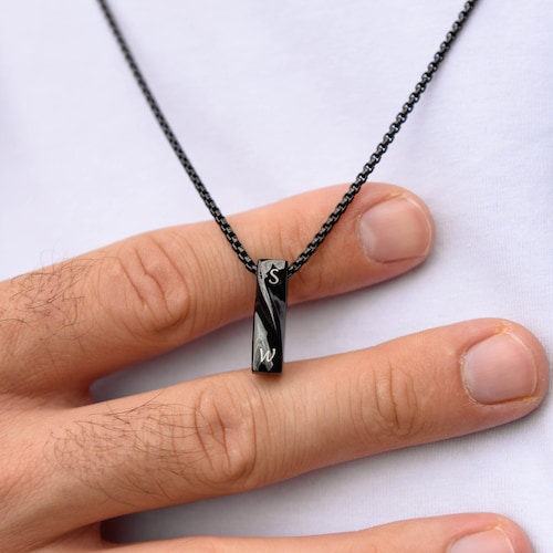 Personalized Name Necklace For Men, Men's Stainless Steel Necklace - View #7