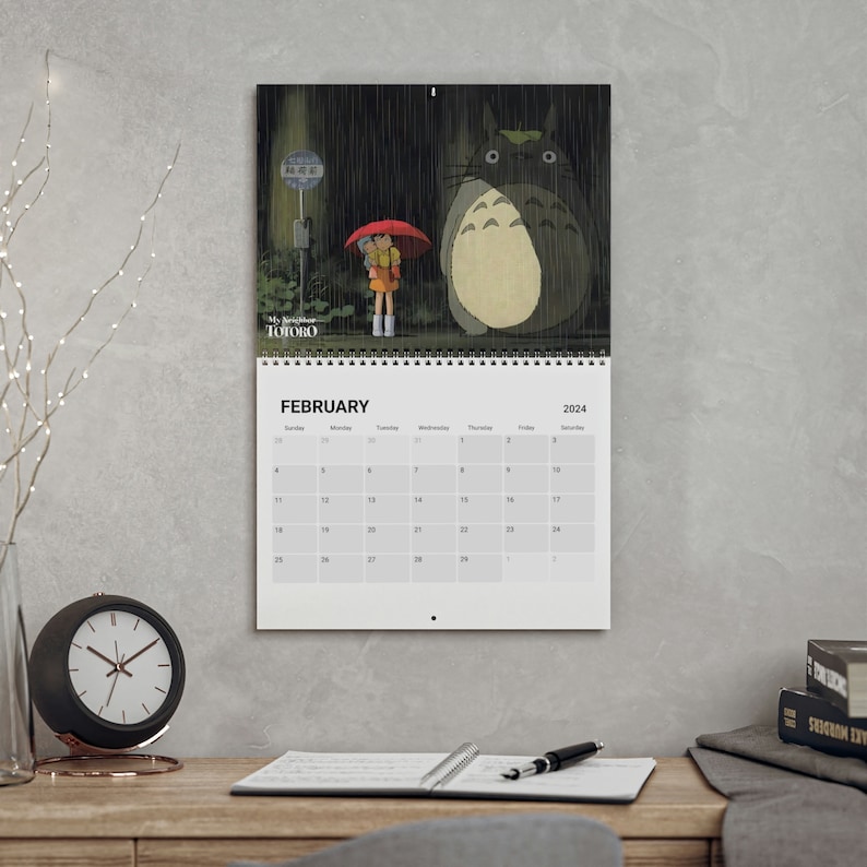 Studio Ghibli 2024 Calendario de pared / El viento se Etsy España