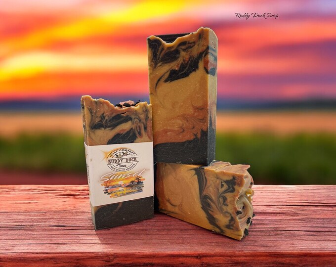Sunset Autumn Themed Soap