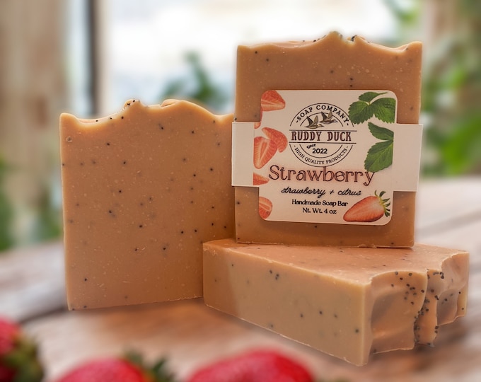 Strawberry Handmade Soap Bar