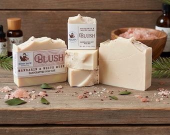 Blush Mandarin and White Musk Soap Bar