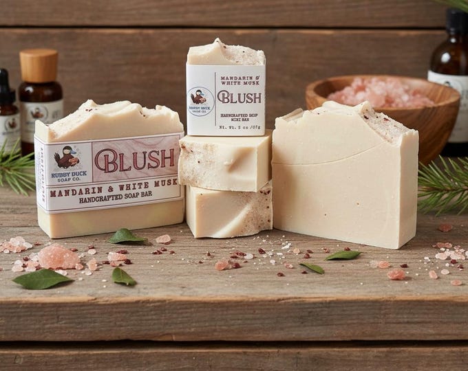 Blush Mandarin and White Musk Soap Bar