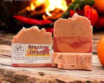 Blazing Orange Exfoliating Soap Bar