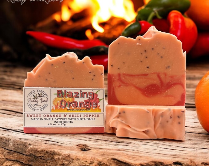 Blazing Orange Exfoliating Soap Bar