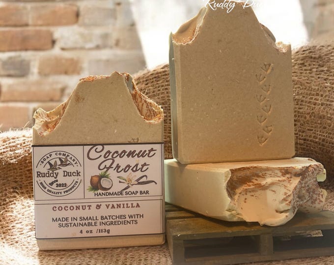 Coconut Frost Handmade Soap Bar