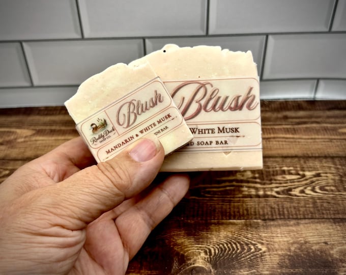 Blush Mandarin and White Musk Soap Bar