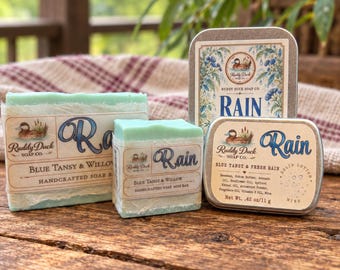 Rain Soap Bar & Solid Lotion Nibs