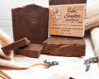 Her Sweater Soap – Cocoa Butter & Cashmere